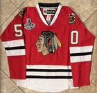 Corey Crawford 2013 CHICAGO BLACKHAWKS STANLEY CUP FINAL REEBOK NHL JERSEY — photo 1