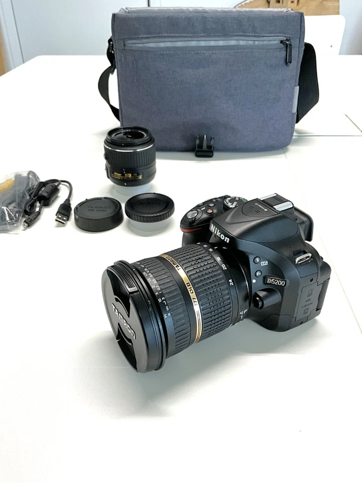 Nikon D5200 Set, Tamron SP 10-24mm Weitwinkel, AF-S Nikkor 18-55mm - Bild 2 von 4