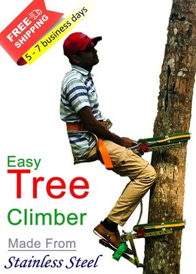 EASY COCONUT TREE Climbing MACHINE TOOL with 100% SAFETY and HIGH QUALITY Quick