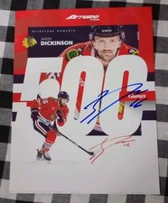 Jason Dickinson Signed 8x10 Photo Chicago Blackhawks Hockey
