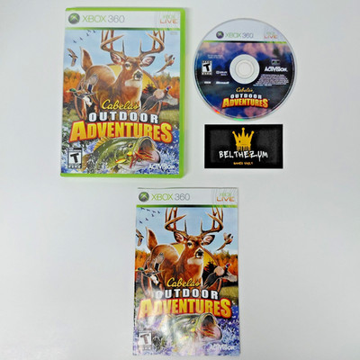 Cabela's Outdoor Adventures (Microsoft Xbox 360, 2009) CIB EN/FR Manual