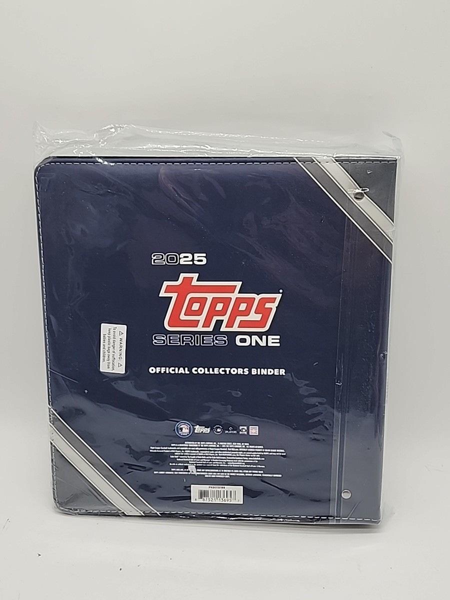 Fanatics TOPPS Series 1 Binder 3 Ring Official Collectors Binder 2025 NEW  SEALED | eBay
