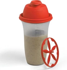 17oz Plastic Shaker Bottle for Protein Shakes Smoothies & Beverages