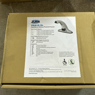 #ad Zurn Z6915 XL AquaSense® Battery Powered Faucet New $249.00