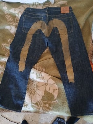 Vintage Evisu Jeans Gold Möwe 100% Original Gr. 36