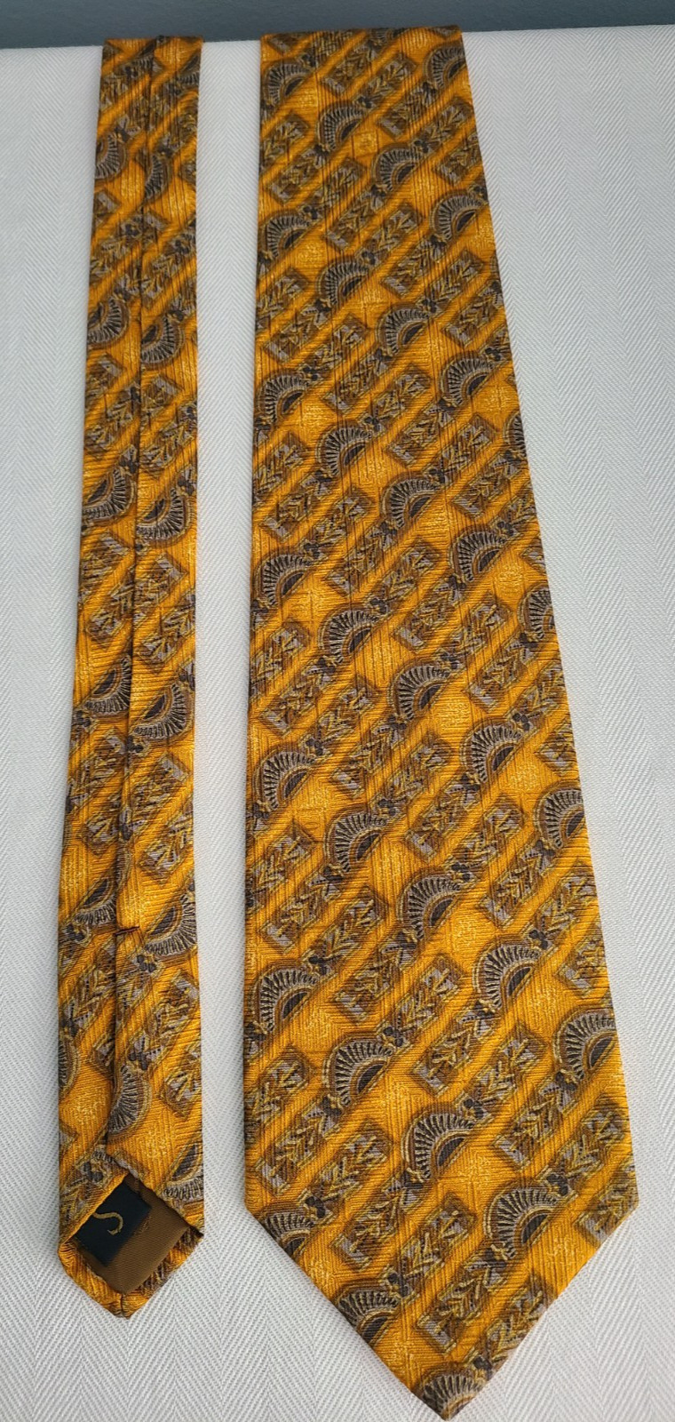 Robert Talbott SILK NECKTIE Studio Extra Long Rus… - image 1