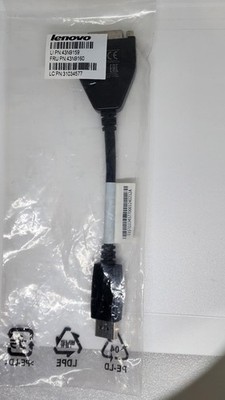 Lenovo 43N9159 DisplayPort to DVI-D Adapter Cable   Single-Link   New Sealed