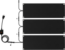 Heated Snow Melting Mats for Walkways & Decks - No-Slip (10x30) 3PCS