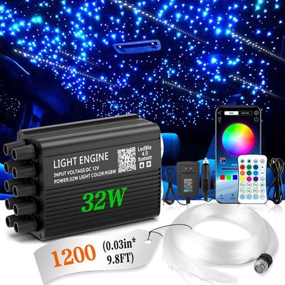 1200X CAR HEADLINER METEOR SHOOTING STAR ROOF CEILING LIGHTS KIT FIBER OPTIC US