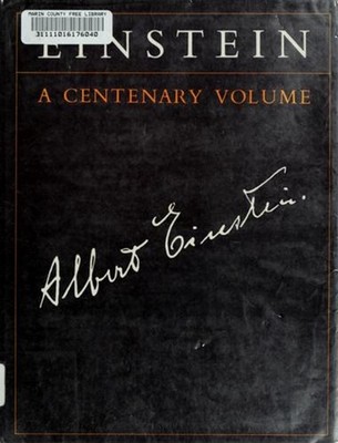 Einstein : A Centenary Volume Hardcover