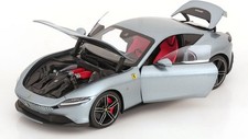 2019 Ferrari Roma Grigio Titanio Grey Metallic 1:18 w/showcase Individually Numb