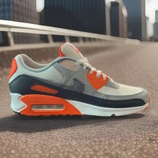New Men's Size 9 Air Max 90 Safety Orange DM0029-108