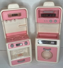 Vintage Barbie Pink Kitchen PlaySet Sink  Oven Doll Accessories Toy