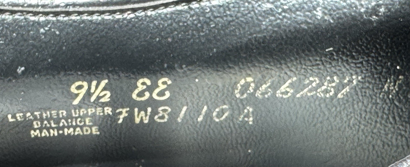 Vintage Guardsman Black Leather Derby Dress Shoes Mens 9.5 Classic Career Formal