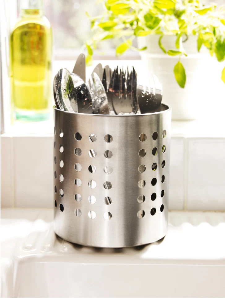 IKEA ORDNING Besteckständer, Edelstahl, 13,5 cm, 5 1/2", BRANDNEU - Bild 4 von 4