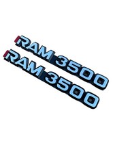 1994-2001 Dodge Ram 3500 Side Emblem Nameplate Badge Logo Ornament Script Set 1994-2001 Dodge Ram 3500 Side Emblem Nameplate Badge Logo Ornament Script Set