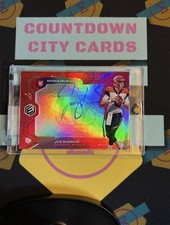 2020 Panini Elements Joe Burrow RC ROOKIE ON CARD AUTO /15. rookie card picture