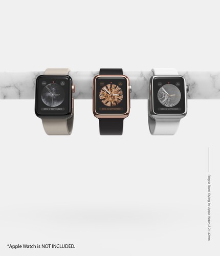 Apple Watch Series 1,2,3 Etui | Ringke Osłona ze stali nierdzewnej do iWatch 42mm - Zdjęcie 19 z 63