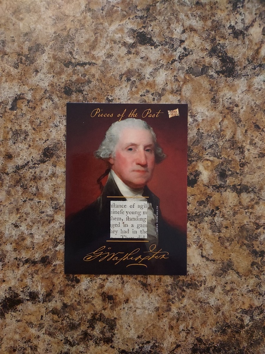 2023 Pieces of the Past George Washington Authentic Relic #9 | eBay