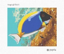 Tropical Fish 5 Needlepoint Kit or Canvas