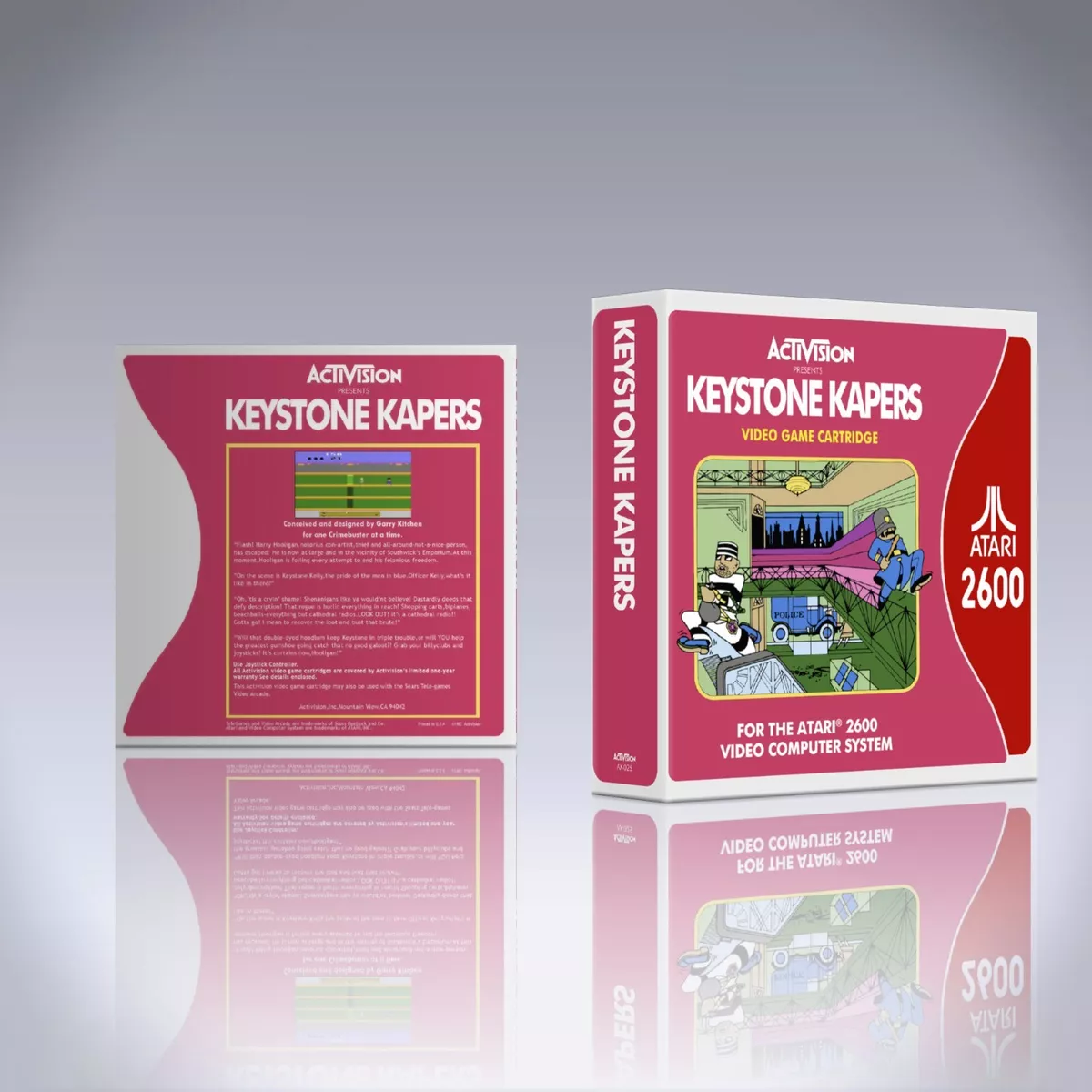 Atari 2600 Keystone Kapers - Video Game Cover Trading Card (new)