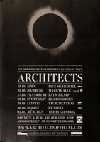 Architects - All Our Gods, Tour 2016 | Konzertplakat | Poster