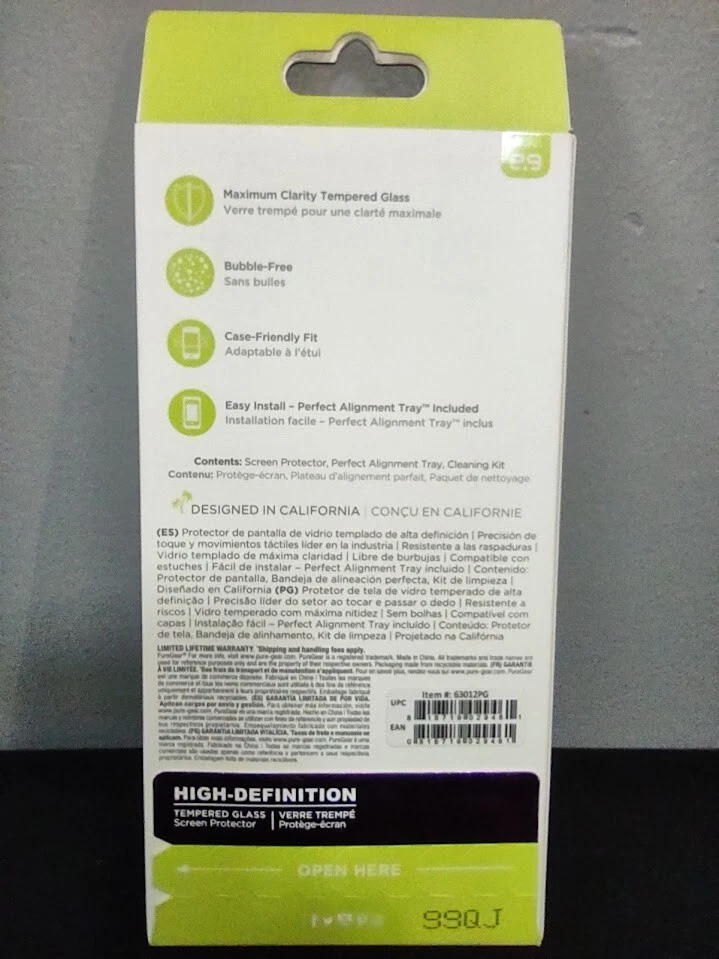 PureGear Google Pixel 4 Clear 9H HD Tempered Glass Display Screen Protector - Image 3 of 4