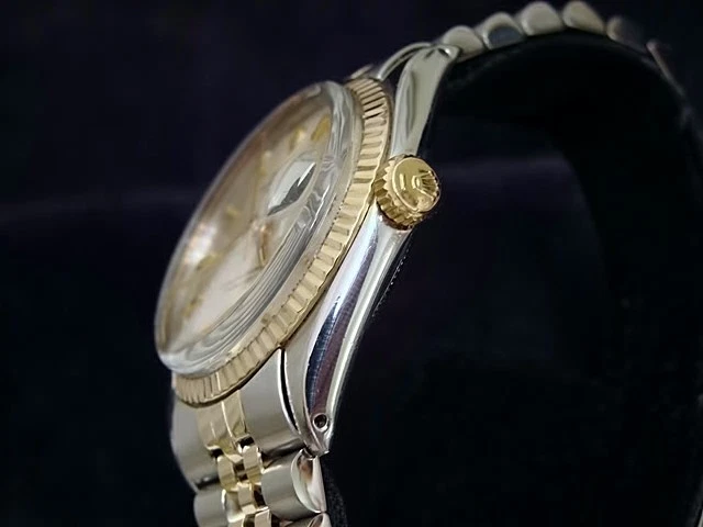 Rolex Datejust Mens 2Tone Gold Stainless Steel Watch with Silver Dial 1601 - Image 3 of 4