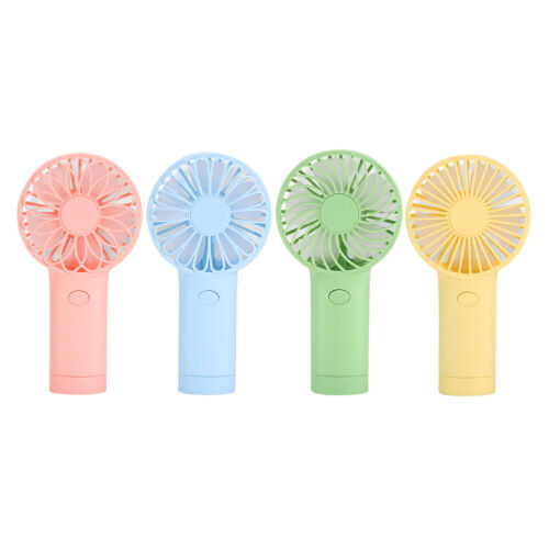 Mini Portable Fan Summer USB Rechargeable Handheld 2 Speed Electric Cooling Fans - Picture 1 of 18