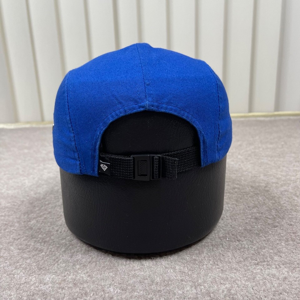 Diamond Supply Co 5 Panel Hat Cap Blue Adjustable Lightweight