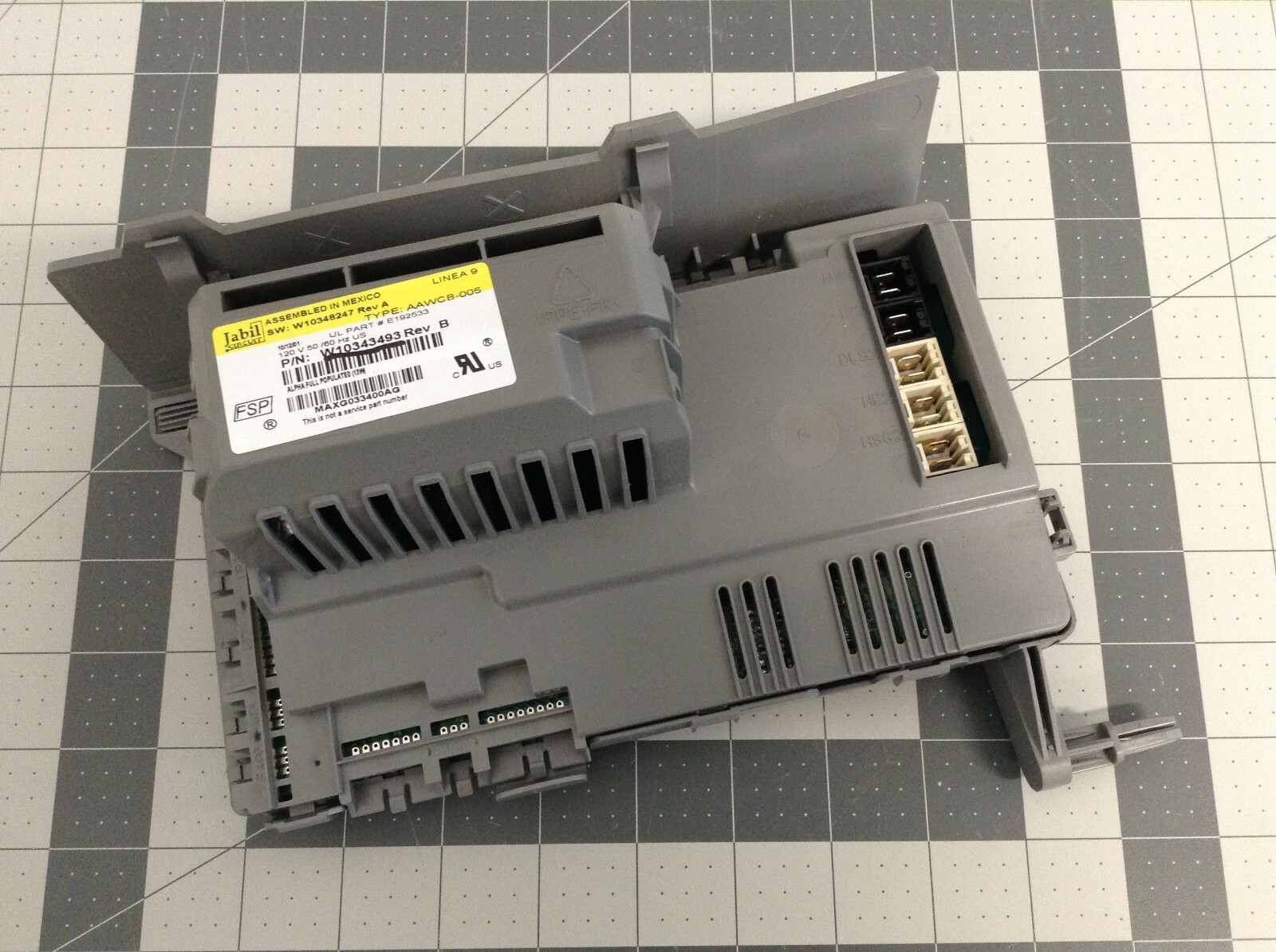 Whirlpool Washing Machine Circuit Board W10406634