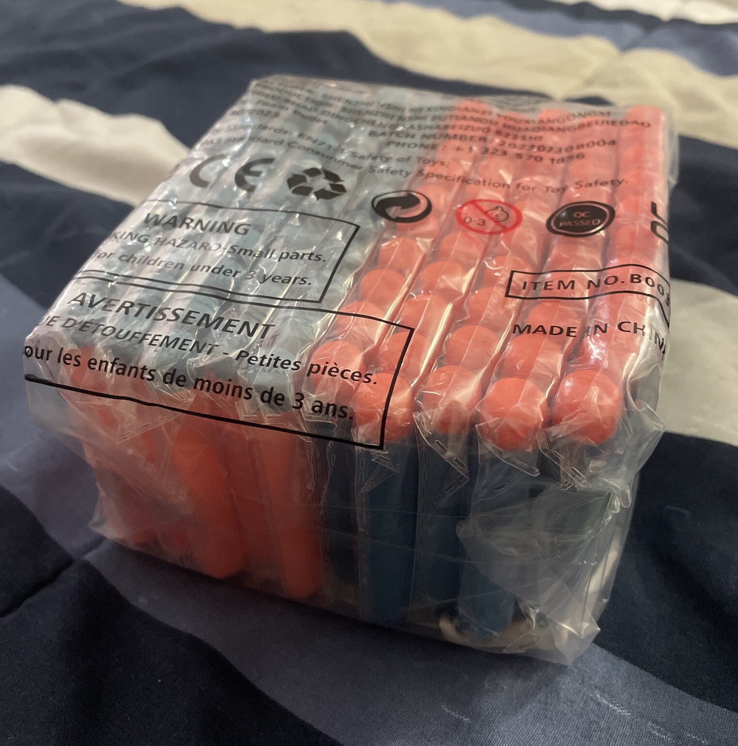 AMOSTING Refill Darts 100PCS Bullets Ammo Pack for Nerf Guns with Storage Bag