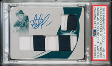 2019 Immaculate Relics Fernando Tatis Jr Cyan Printing Plate 1/1 Auto PSA 10