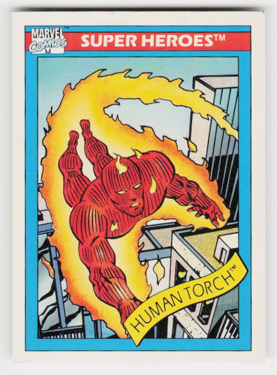 1990 Impel Marvel Universe #33 Human Torch
