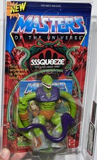 AFA 85 He-Man 1987 MOTU Mattel Sssqueeze Series 6 NEW (80-85-85) High Grade NM+