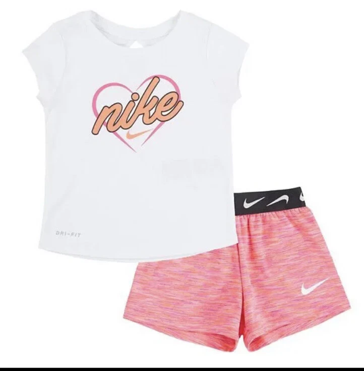 Nike Girls activewear 2 piece set size 6 NWT