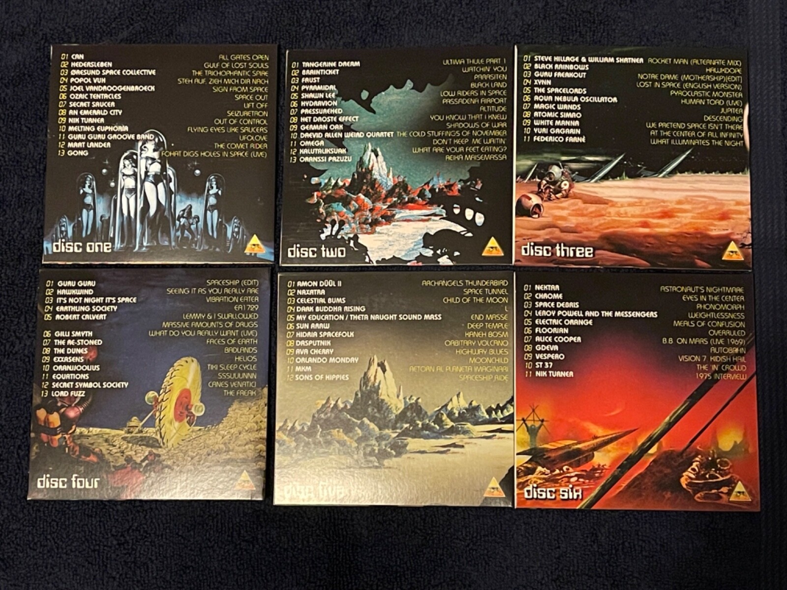 CD box set Space Rock An Interstellar Traveler's Guide Hawkwind