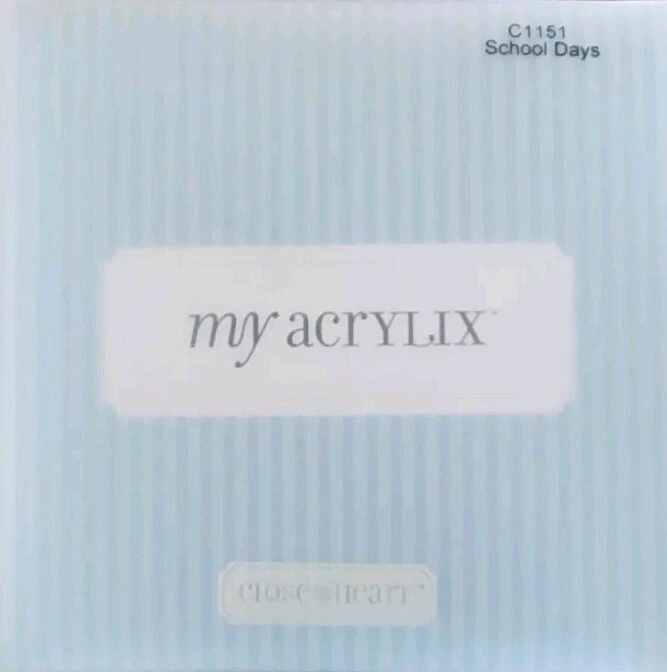 Estampillas acrílicas transparentes Close To My Heart School Days C1151 Foto 2 de 2