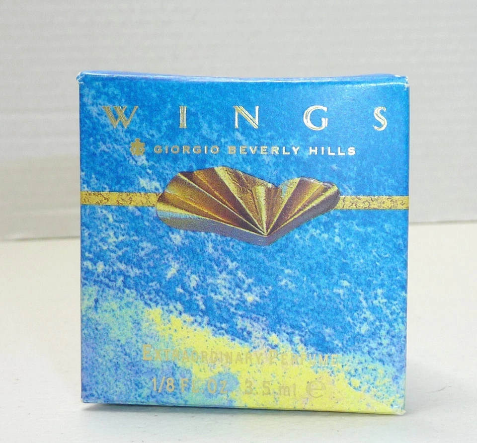 Vintage WINGS Perfume EDT GIORGIO BEVERLY HILLS 3.5 ml Miniature W/box - Image 2 of 4