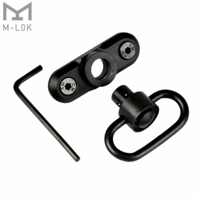 M-LOK Heavy Duty QD Sling Swivel Adapter Mount with Swivel for M-LOK 