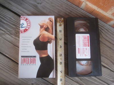 Vintage ** JANE FONDA'S LOWER BODY SOLUTION --- 1993 x 65 Mins *** Workout VHS