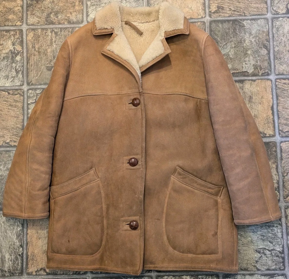 Vintage David Church sportswear Shearling Sheepskin Leather Vintage David Church sportswear Shearling Sheepskin Leather