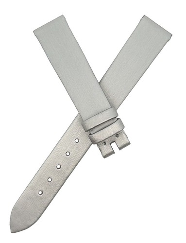 Chopard 14mm x 12mm Silver Satin Women's Watch Band Strap 105/60
