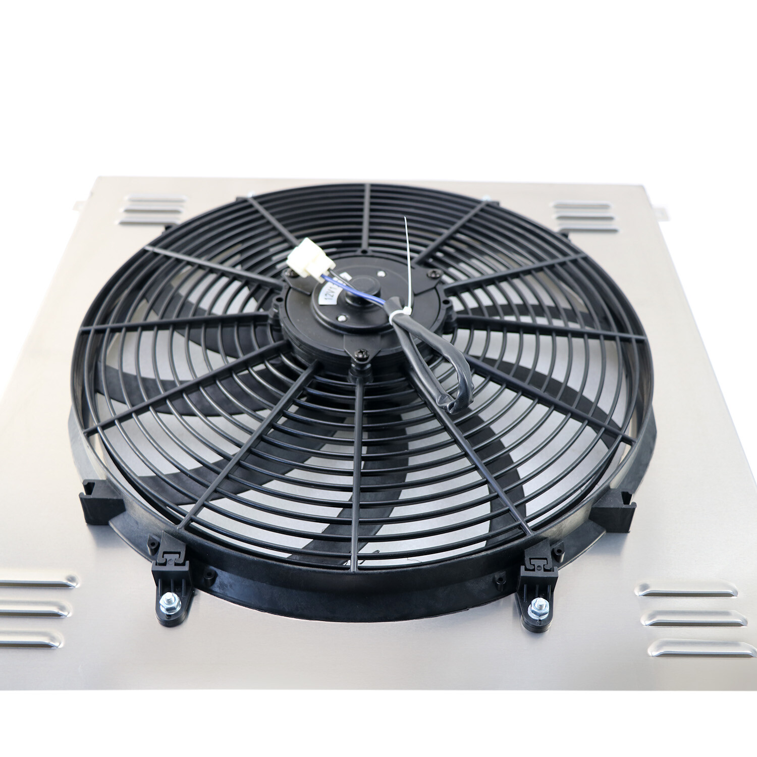 Aluminum Radiator Shroud+Fan fit 19421952 Ford F1 F2 F3 F4 Trucks All