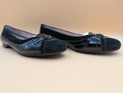 Shoes, Woman's/Girls, Talbots, Size 6.5M Marnie 6 Flats, Formal, Black