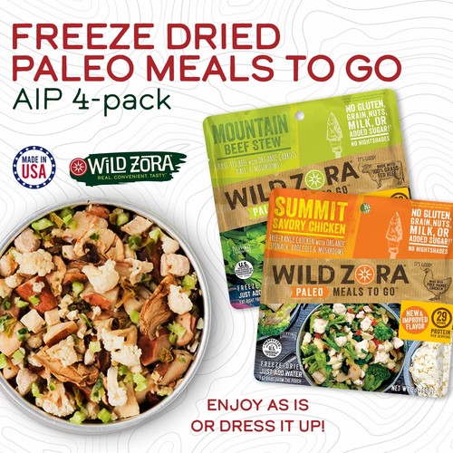 Wild Zora Paleo Freeze Dried Meals for Backpacking & Camping - Healthy Gluten... - Picture 3 of 7