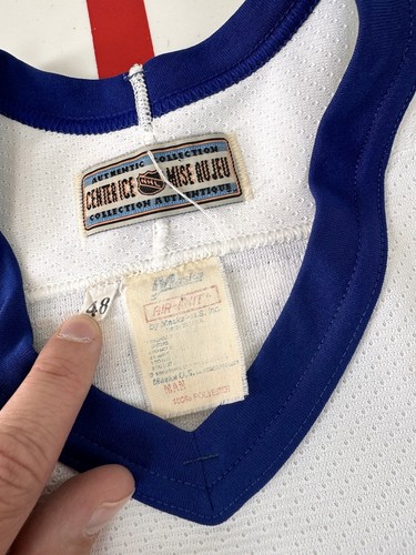 Auténtica camiseta de hockey Pierre Turgeon New York Islanders NHL 1991-92 de colección 48 - Imagen 8 de 9