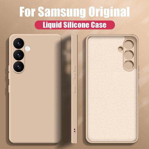 Funda de silicona líquida para Samsung S24 FE Ultra S23 S22 S21 cubierta blanda a prueba de golpes - Imagen 29 de 35