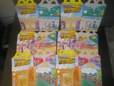 Back To The Future "Six Mint-Unused Happy Meal Boxes" McDonald's 1992