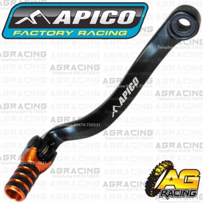 Apico Black Orange Elite Schaltfinger Schalthebel für KTM EXC 500 2006